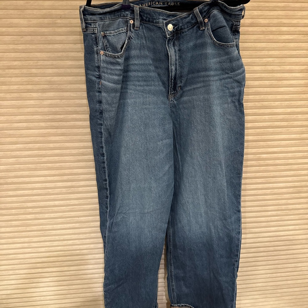 American Eagle Outfitters Dark Wash Straight Leg Jeans